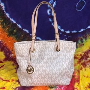 Michael Kors Jet Set Monogram Tote